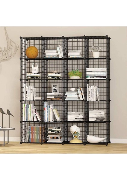 20'li Tel Küp Çok Amaçlı Organizer Raf Siyah 33CM fiyatları