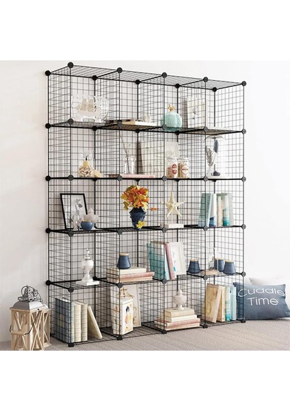 20'li Tel Küp Çok Amaçlı Organizer Raf Siyah 33CM modelleri
