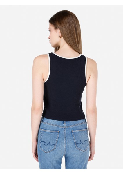 Slim Fit Kadın Lacivert Atlet Cl1068103