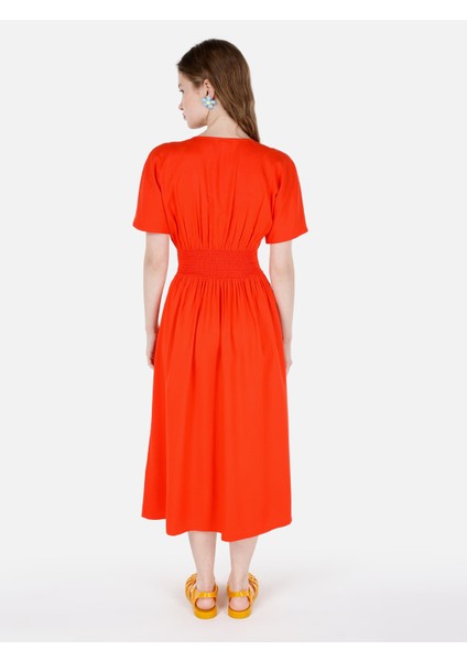 Regular Fit Kadın Kirmizi Elbise Cl1069209