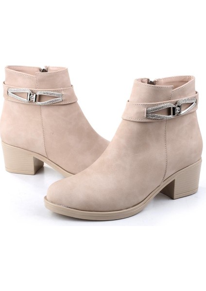 5 cm Topuklu Kaymaz Kauçuk Taban Günlük Kadın Bot modelleri