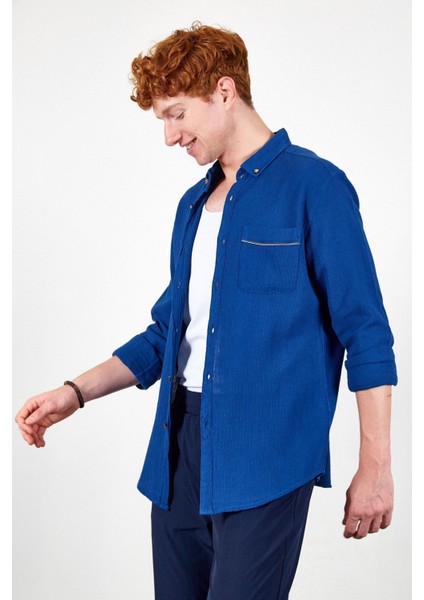 Indigo Erkek Gömlek