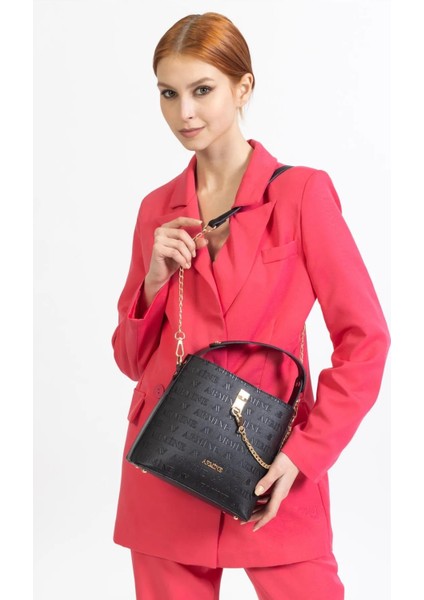 222 Kadın Lazer Baskılı El & Omuz Çantası