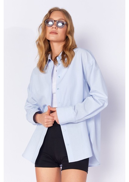 Mavi Kadın Poplin Gömlek | MKS163867-01 fiyatları