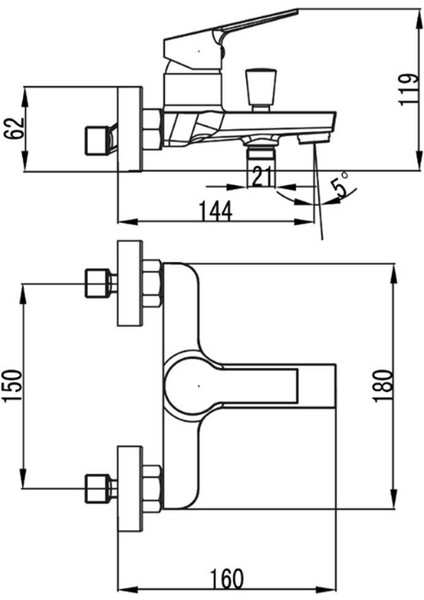 Luna Banyo Bataryası Krom fiyatları