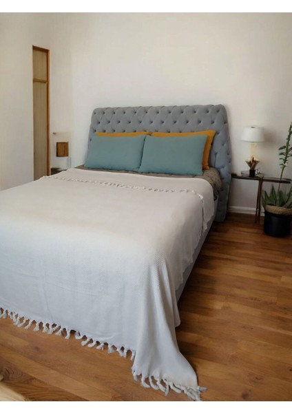 Pamuk 4 Mevsim Yatak Kanepe Örtü Pike