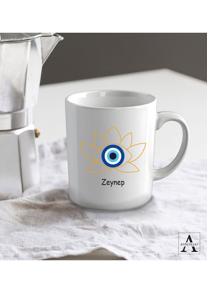 Kişiye Özel Nazar Temalı Kupa Bardak fiyatları