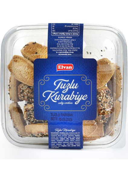 Tuzlu Parmak Kurabiye 400 Gr. (1 Paket)