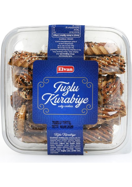 Tuzlu Tırtıl Kurabiye 400 Gr. (1 Paket)