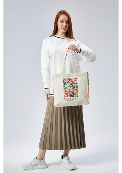 Kanvas Körükleri Matisse Baskılı Çanta indirimleri