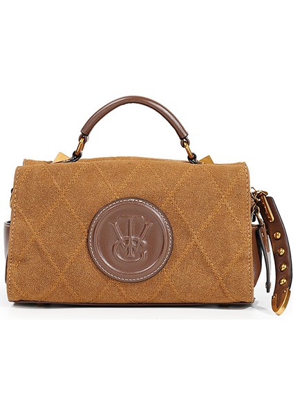 Şık Vintage Kadın Çantası, Nubuk Çanta, El Çantası, Omuz Crossbody Çanta (Yurt Dışından)