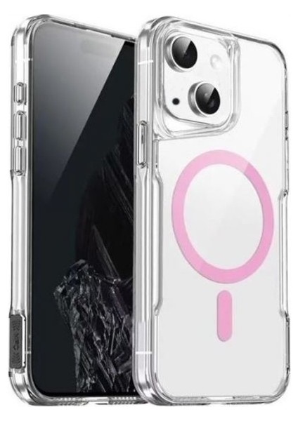 iPhone 14 Plus Kılıf Manyetik Şarj Özellikli Köşelerden Darbeye Dayanıklı Alp Twax Kapak