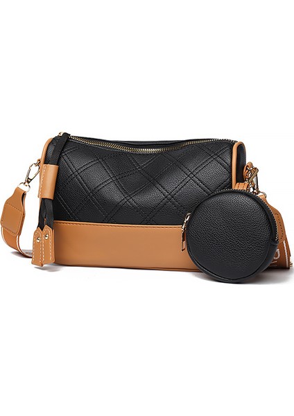 Kadın Topuz Iki Parçalı Moda Ikiz Çanta Crossbody Çanta (Yurt Dışından)