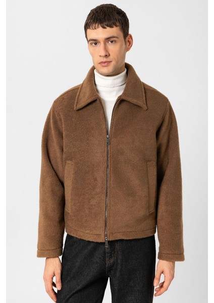 Kahve Relaxed Yumuşak Dokulu Erkek Mont fiyatları