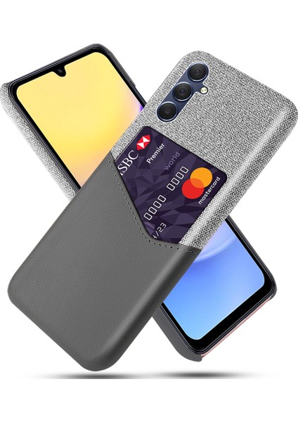 Samsung Galaxy A15 5g Cep Telefonu Kılıf Doku Pu+Pc Arka Kabuk (Yurt Dışından)