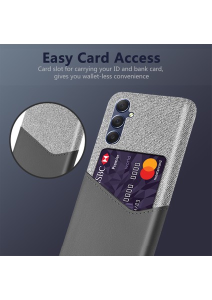 Samsung Galaxy A15 5g Cep Telefonu Kılıf Doku Pu+Pc Arka Kabuk (Yurt Dışından) fiyatları