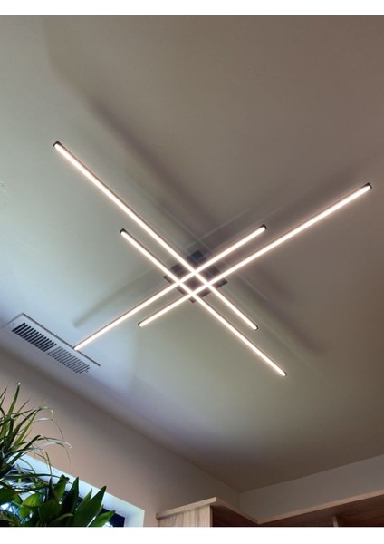 Dekoratif Linear Armatür 4X80 cm