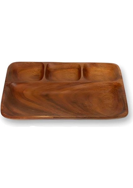 Ahşap Çerezlik Ahşap Çerezlik 4lü (21 X 27) Cm