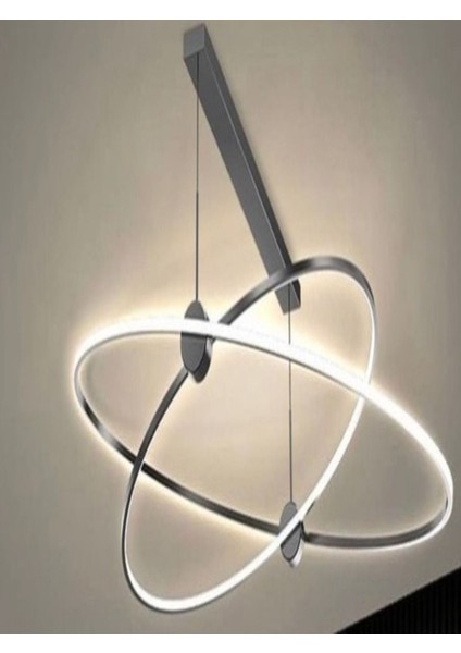 Dekoratif Çoklu Simit LED Armatür 60-80 cm