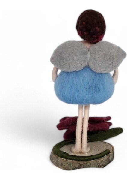 Mavi Melek Keçe Bebek modelleri