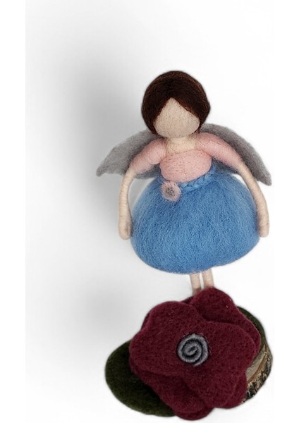 Mavi Melek Keçe Bebek fırsatları