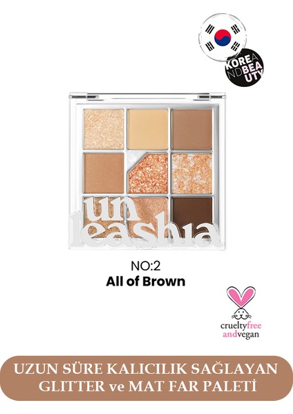 - Glitterpedia Eye Palette No:2 Parıltılı Göz Farı, Işıltılı Far Paleti, Simli Far