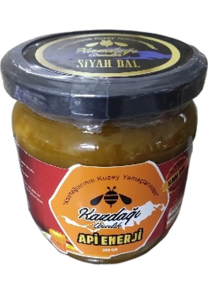 Api Enerji Arı Sütlü Karışım (Siyah Bal) 500GR