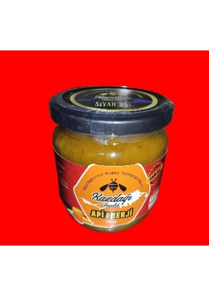 Api Enerji Arı Sütlü Karışım (Siyah Bal) 500GR