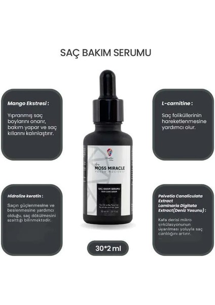 Saç Bakım Serumu ve Yağı 60 ml