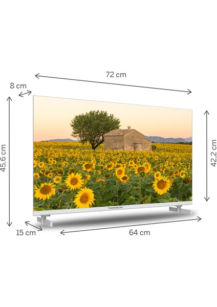 32HA2S13W 32" 82 Ekran Uydu Alıcılı HD Dolby Audio Android LED TV fiyatları