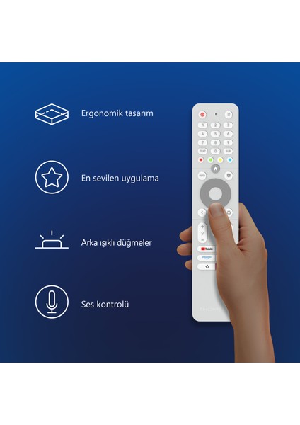 32HA2S13W 32" 82 Ekran Uydu Alıcılı HD Dolby Audio Android LED TV