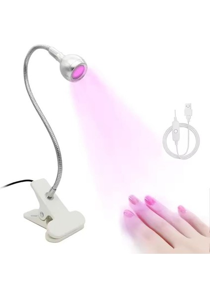 Mandallı 3 Watt Mini Uv Tırnak Kurutucu