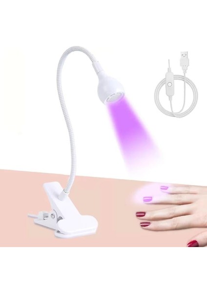 Mandallı 3 Watt Mini Uv Tırnak Kurutucu