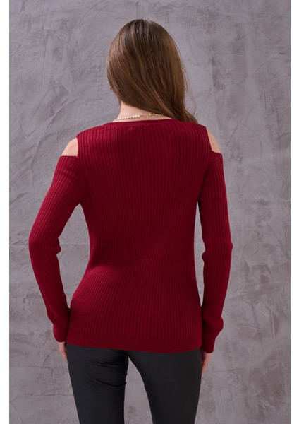 Kadın Üste Oturan Omuzu Kesik Esnek Bluz fırsatları