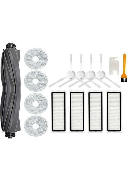 Xiaomi Roborock Q7 / Q7+ Ana Yan Fırça Hepa Filtre Paspas Bezleri Için (Yurt Dışından)