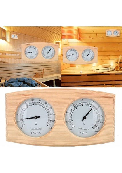 Sauna Özel Weat Box Aksesuarları Ahşap Sauna Termometresi (Yurt Dışından)