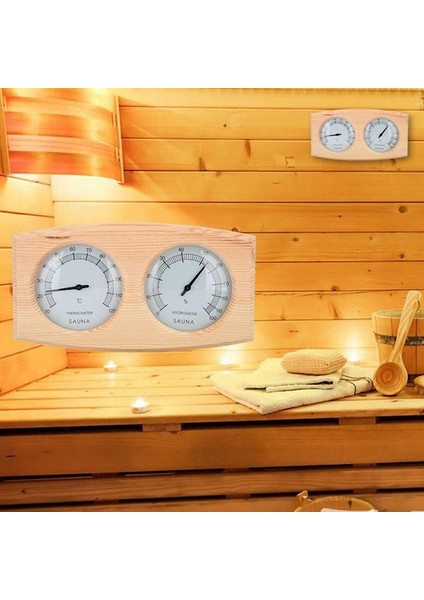 Sauna Özel Weat Box Aksesuarları Ahşap Sauna Termometresi (Yurt Dışından)