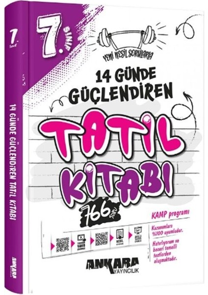 7. Sınıf 14 Günde Güçlendiren Tatil Kitabı