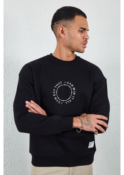 Baskılı Basic Sweat