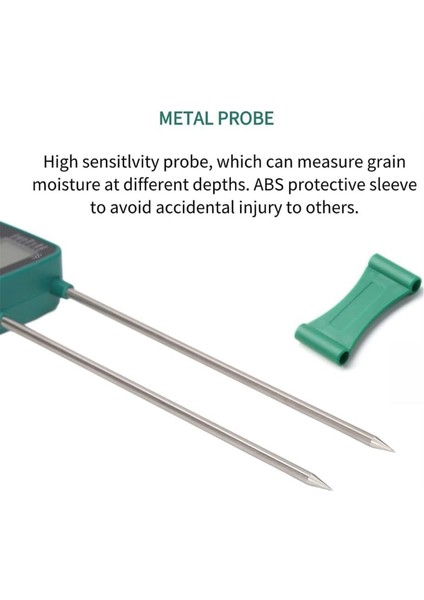 Buğday, Mısır, Pirinç, Yer Fıstığı Için Dijital Tahıl Nem Ölçer Test Cihazı (Yurt Dışından)