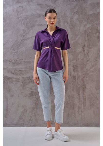 Kadın Tasarım Keten Bluz fırsatları