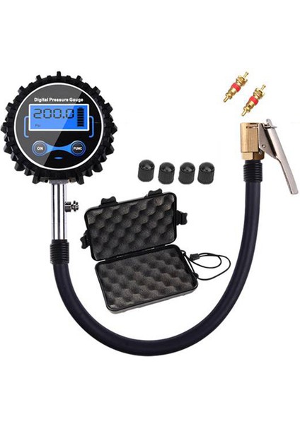 3-200PSI Dijital Lastik Lastik Basınç Ölçeri Araba Lastiklerine Basınç Ölçer (Yurt Dışından)