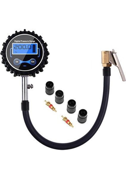 3-200PSI Dijital Lastik Lastik Basınç Ölçeri Araba Lastiklerine Basınç Ölçer (Yurt Dışından)
