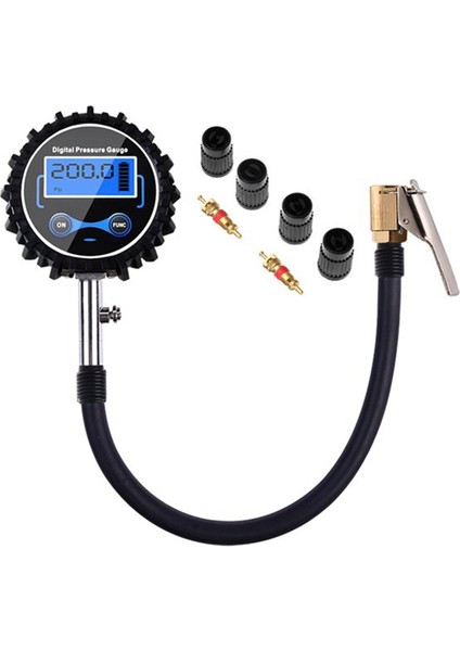 3-200PSI Dijital Lastik Lastik Basınç Ölçeri Araba Lastiklerine Basınç Ölçer (Yurt Dışından)