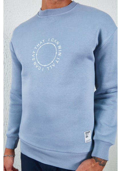 Baskılı Basic Sweat