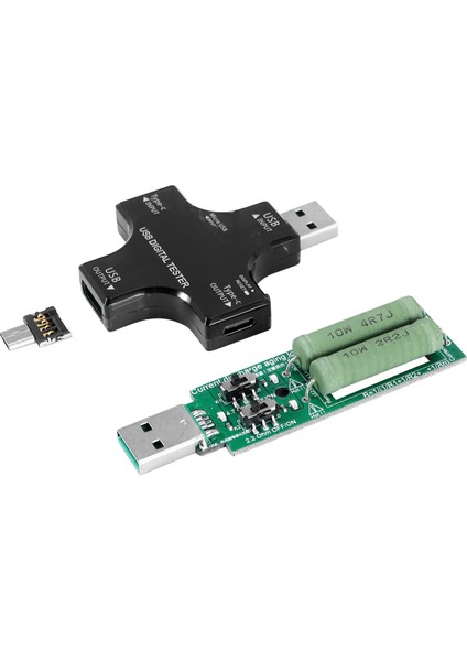 USB C Test Cihazı, 2'si 1 Arada Tip C Multimetre, Voltaj, Akım, Yükleyici ile (Yurt Dışından)