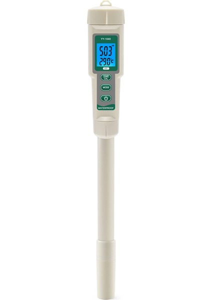 Profesyonel Hidroponik Ölçer 4'ü 1 Arada Ph Ec Tds Sıcaklık Test Cihazı Monitörü (Yurt Dışından)