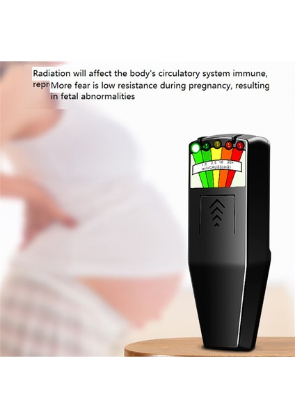 Dijital Elektromanyetik Alan Radyasyon Test Cihazı K2 El Tipi 5 LED (Yurt Dışından) fırsatları