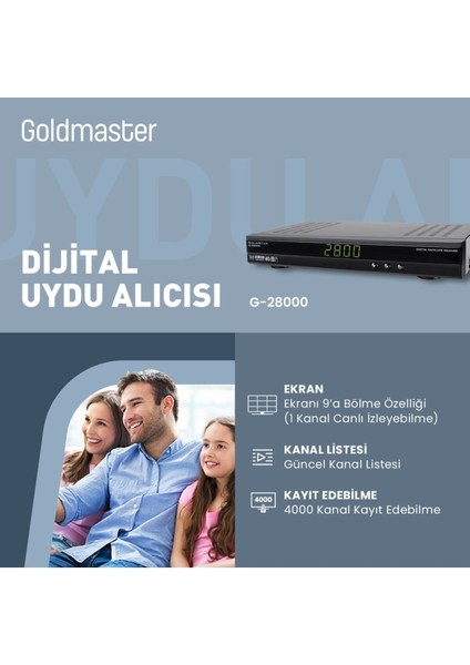 G-28000 Dijital Uydu Alıcısı