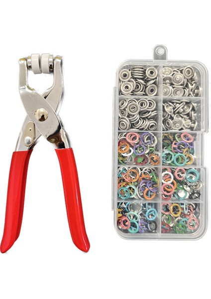 Grommet Pense Takımı Delme Takımı Çıtçıt Bağlantı Elemanı Takımı Grommet Alet Takımı (Yurt Dışından)